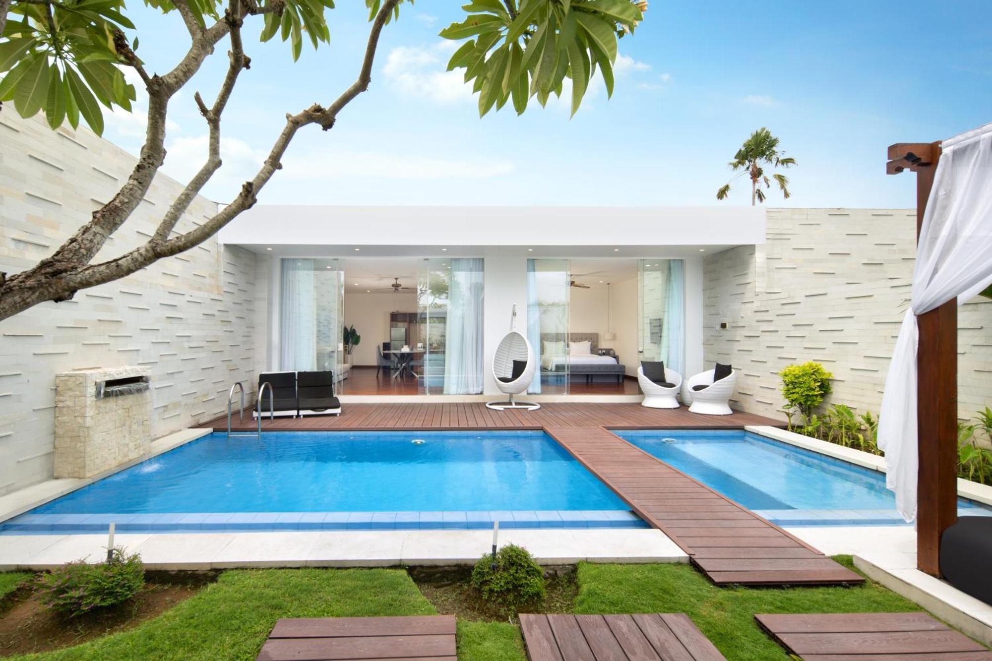 Luxus-Villa mit 1 Schlafzimmer und eigenem Pool.