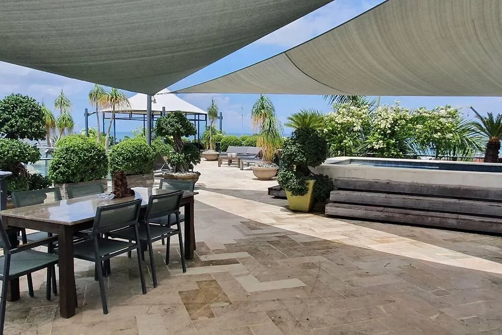 Beachfront 3 Bedroom 500M2; Private Pool & Garden-1